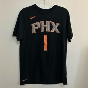 Nike Men's Black Phoenix Suns Jersey Devon Booker # 1 size Large